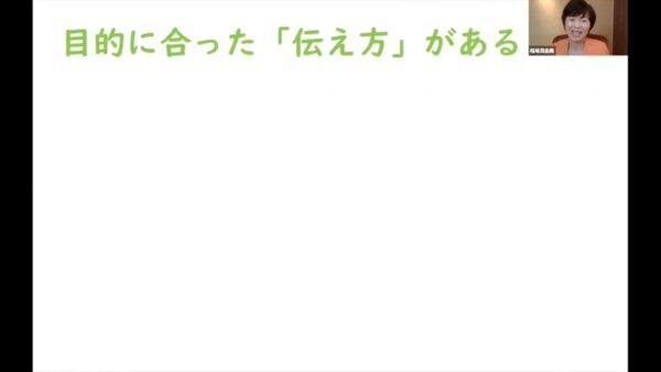 伝え方コミュニケーション検定（初級）目的にあった伝え方